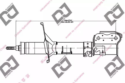 Амортизатор DJ PARTS DS1122GS